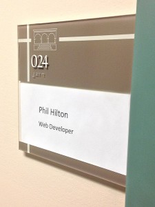 Phil's Office Sign